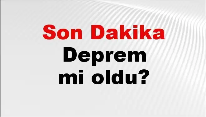 Muğla'da Son Dakika Deprem! Ayrıntılar ve Güncel Bilgiler