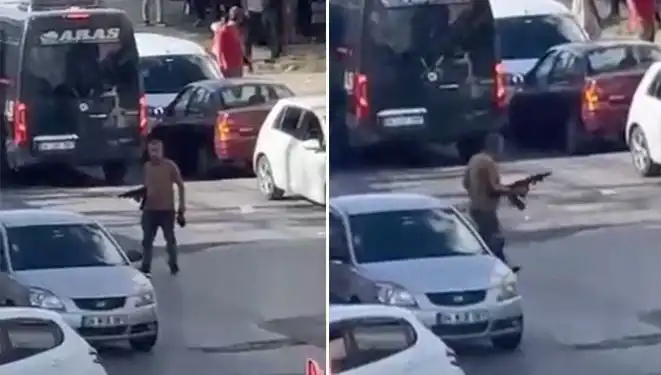 Başakşehir'de Pompalı Tüfekle Sokakları Tehdit Eden Olay Şoke Ediyor