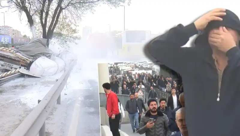 D-100'de Felç Eden Kaza: Alçı Yüklü TIR Bariyerlere Çarptı