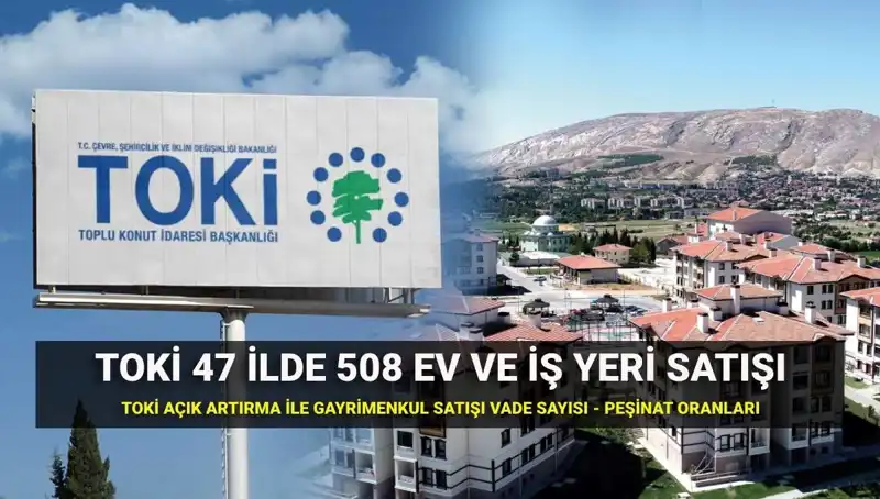 TOKİ 508 Konut ve İş Yeri Satışları: Şehir Şehir Açık Artırmaya Hazırlanın!