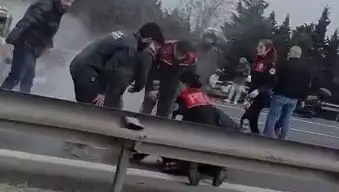 TEM Otoyolu'nda Büyük Panik: Dördü Polis Beş Yaralı Zincirleme Kaza!