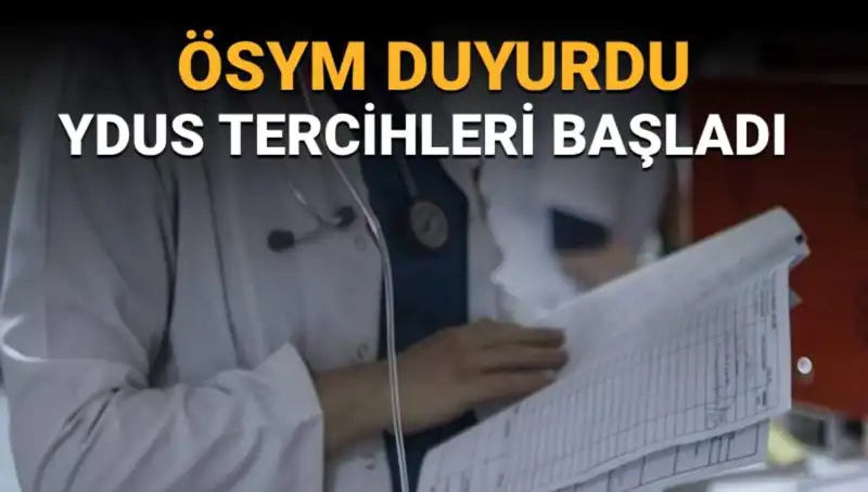 YDUS Tercihleri Başladı: Tıpta Yan Dal Uzmanlık Eğitimi İçin Son Şans!