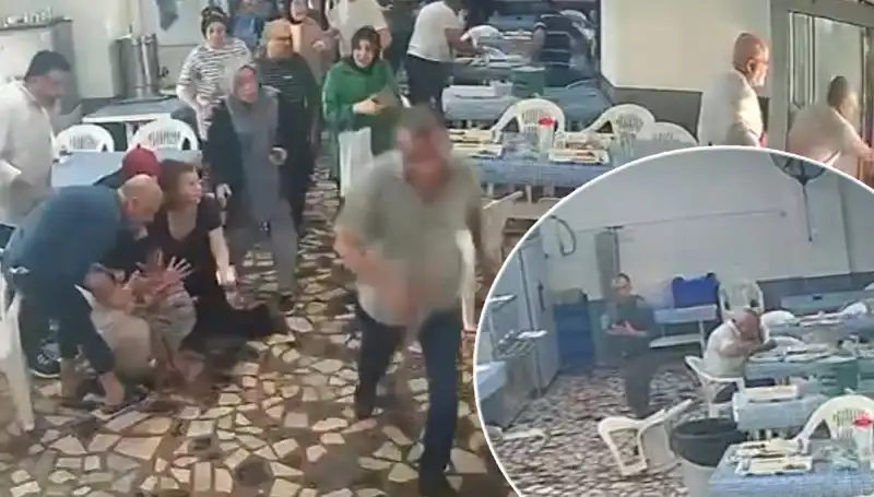 Yemekhane depreminin sarsıcı anları: Kimisi bayıldı, kimisi kaçtı ancak o yemeğini bırakmadı!