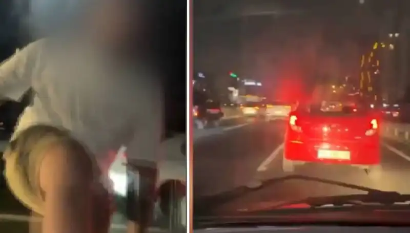 Trafik Magandası İş Başında: Kamera Kayıtlarına Yansıyan Korkunç Anlar
